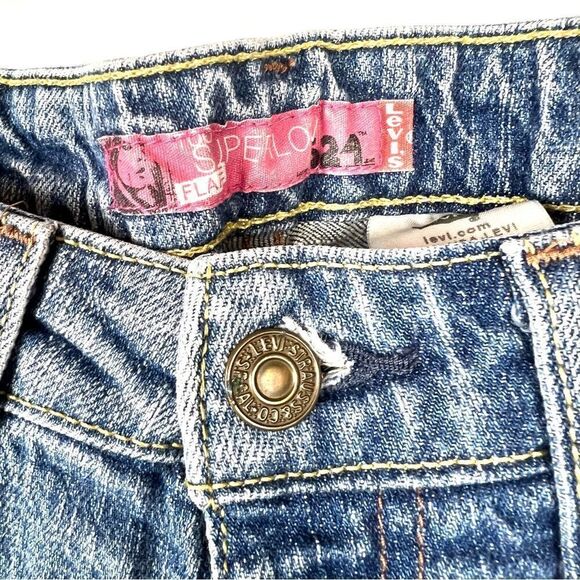 Levis 524 Flare vintage Y2k low waisted Jeans - Picture 4 of 4